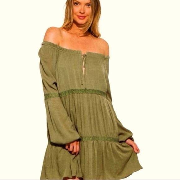 Anthropologie Sage The Label Tiered Dress - Picture 8 of 11